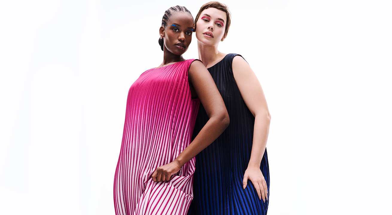 Marina Rinaldi Crepe de Chine Dress 